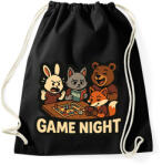 printfashion Game Night - Sportzsák, Tornazsák - Fekete (17601181)