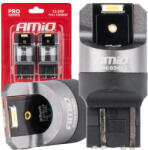 AMiO Lămpi Autoturismului W21/5W Canbus LED 6000K Alb rece 12-24V 2buc 03601 (03601)