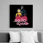 printfashion Squid game - Vászonkép - Fekete (17597447)