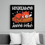 printfashion HIVATALOS ALVÓS PÓLÓ - Vászonkép - Fekete (17685731)