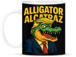 printfashion Alligator Alcatraz - Bögre - Fekete (17588416)
