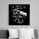 printfashion Noctis Corvus - Okkult Design - Vászonkép - Fekete (17657831)