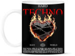 printfashion hard techno - Bögre - Fekete (17634766)