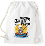 printfashion Egyszer csak lesz fogásom - Sportzsák, Tornazsák - Fehér (17688114)