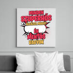 printfashion SZUPERHŐS MENTŐS - Vászonkép - Fehér (17613628)