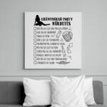 printfashion Legénybúcsú küldetés - Vászonkép - Fehér (17626246)