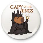 printfashion Capy of the Rings - Kitűző, hűtőmágnes - Fehér (17622636)