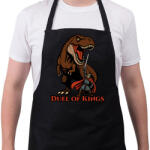 printfashion Duel of Kings - Kötény - Fekete (17596081)