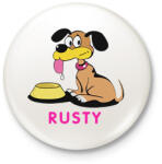 printfashion Bud Spencer Rusty - Kitűző, hűtőmágnes - Fehér (17706523)