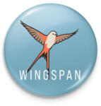 printfashion Fesztáv - Kitűző, hűtőmágnes - Világoskék (17679423)