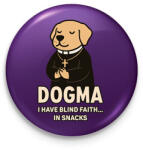 printfashion Dogma - Kitűző, hűtőmágnes - Lila (17659177)