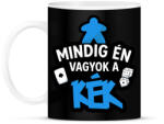 printfashion Mindig én vagyok a kék - Bögre - Fekete (17601016)