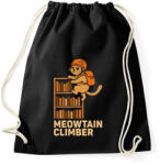 printfashion Meowtain climber - Sportzsák, Tornazsák - Fekete (17664265)