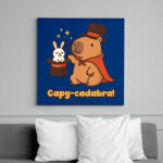 printfashion Capy-cadabra - Vászonkép - Királykék (17640734)