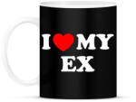 printfashion I love my ex - Bögre - Fekete (17667250)