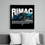 printfashion Rimac Nevera - Vászonkép - Fekete (17589788)