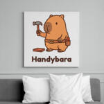 printfashion Handybara - Vászonkép - Fehér (17644330)