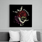 printfashion Elhagyatott - Goth Design - Vászonkép - Fekete (17706084)