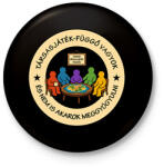 printfashion Társasjáték-függő - Kitűző, hűtőmágnes - Fekete (17605087)