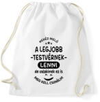 printfashion Nehéz meló a legjobb testvérnek lenni fekete - Sportzsák, Tornazsák - Fehér (17619630)
