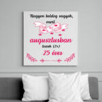 printfashion 50. (225) szülinap ápr. - Vászonkép - Fehér (17666380)