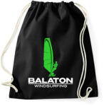 printfashion Balaton windsurfing - Sportzsák, Tornazsák - Fekete (17631006)