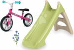 Smoby Set tobogan cu joc de apă și bicicletă educativă XS Slide Life Smoby lungimea suprafeței de alunecare 90 cm cu filtru UV (SM820629-13)
