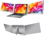 EXTRALINK Smart Life 16" kétszintű monitor kiegészítő 12"-18, 5" méretű laptopokhoz, S880