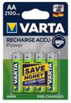 VARTA Akkumulátor ceruza VARTA Recharge Accu Power AA 4x2100 mAh (56706101404) - robbitairodaszer