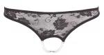 Cottelli Collection - Gyöngyös, nyitott csipketanga Méret: XL