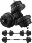 SONGMICS Állítható súlyzókészlet extra súlyzó rúddal, 20 kg (SYL20HBK) - bontour