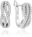 Beneto Elegáns ezüst fülbevaló cirkónium kövekkel AGUC2225L