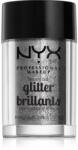 NYX Cosmetics Face & Body Glitter Brillants sclipici pentru față și corp culoare 10 Silver 2.5 g