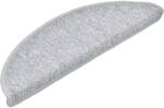 vidaXL 30 db világosszürke lépcsőszőnyeg 56x17x3 cm 3365736 (3365736)