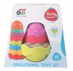 Man Yuk Toys Toronyépítő, 8 db-os (618-201) - jateknet