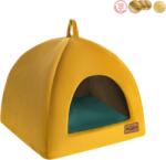 RECOBED Cușcă pentru câini RECOBED Velour miere M 50x50cm