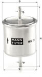 Mann-filter Üzemanyagszűrő Mann Filter WK 79 (WK79)