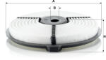 Mann-filter Levegőszűrő Mann Filter C 2223 (C2223)
