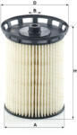 Mann-filter Üzemanyagszűrő Mann Filter PU 10 010 z (PU10010z)