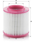 Mann-filter Levegőszűrő Mann Filter C 1343 (C1343)