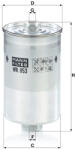 Mann-filter Üzemanyagszűrő Mann Filter WK 853 (WK853)