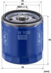Mann-filter Olajszűrő Mann Filter W 7030 (W7030)