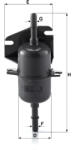 Mann-filter Üzemanyagszűrő Mann Filter WK 510 (WK510)