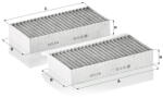 Mann-filter Utastér - Kabin szűrő Mann Filter CUK 26 028-2 (CUK26028-2)