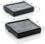 Mann-filter Utastér - Kabin szűrő Mann Filter CUK 20 000-2 (CUK20000-2)