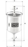 Mann-filter Üzemanyagszűrő Mann Filter WK 66 (WK66)