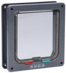 Karlie Karlie macskaajtó 4-utas zárral, alagúttal, szürke, H 19, 2 x Sz 20 cm