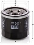 Mann-filter Olajszűrő Mann Filter W 6026 (W6026)