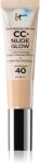 IT Cosmetics Your Skin But Better CC + Nude Glow crema CC pentru o piele mai luminoasa SPF 40 Fair 32 ml