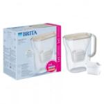 BRITA Style Essential vízszűrő kancsó homok + 2db Maxtra Pro szűrő patron (1057797) (1057797)